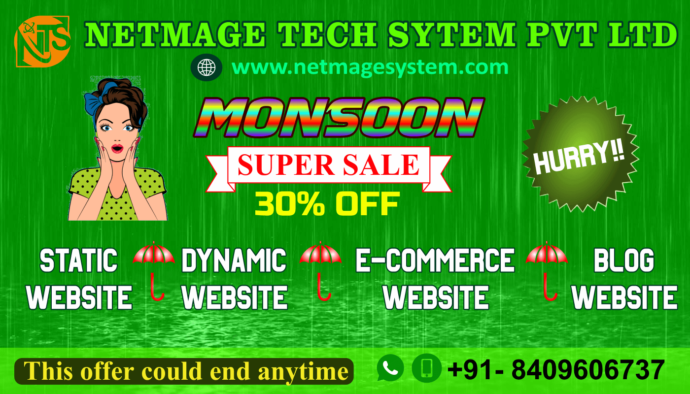 Monsoon Discount 2020- Website Design,Ecommerce Website