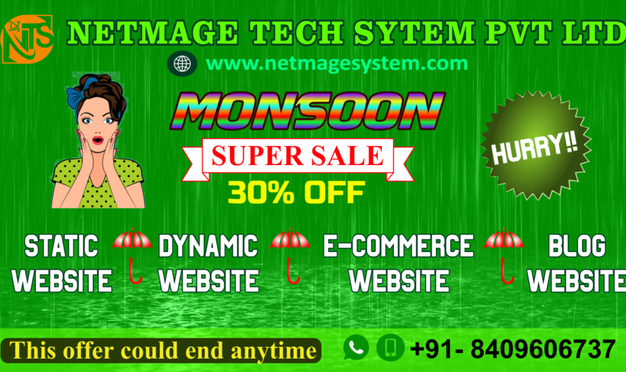 Monsoon Offer- Website Design & Ecommerce Website