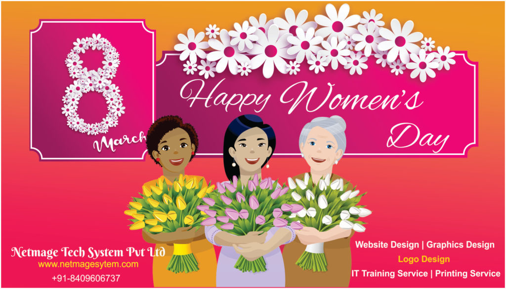 Happy International Women's Day 2021 - Netmage Tech System Pvt Ltd