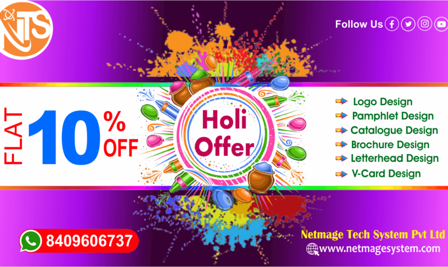 Holi Offers in Graphics Design-Logo design Patna