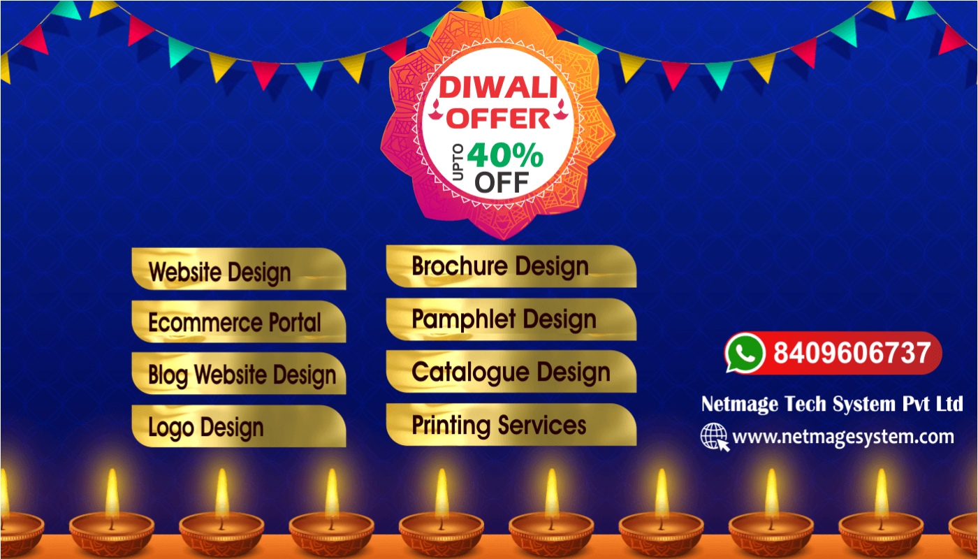 Diwali Offer 2022-Website,Logo,Brochure,Pamphlet,Catalog