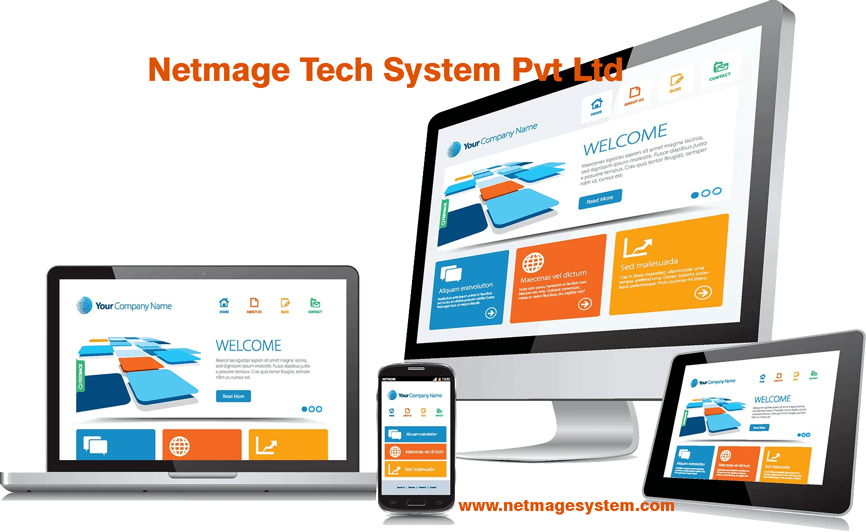 Website Design Services in Muzaffarpur - Bihar - Netmage Tech System ...