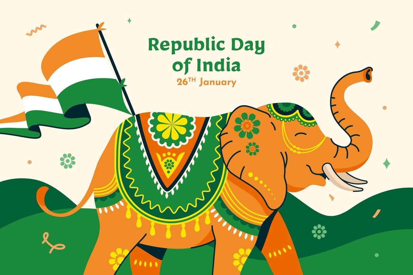 Happy Republic Day 2024 Images and Poster Free Download HD