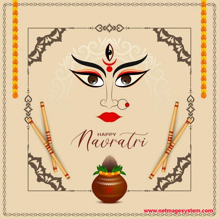 Kalash Sthapana Happy Navratri Festival