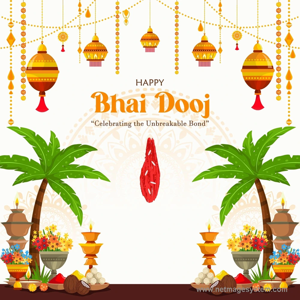 Bhai Dooj Wishes Poster 2024