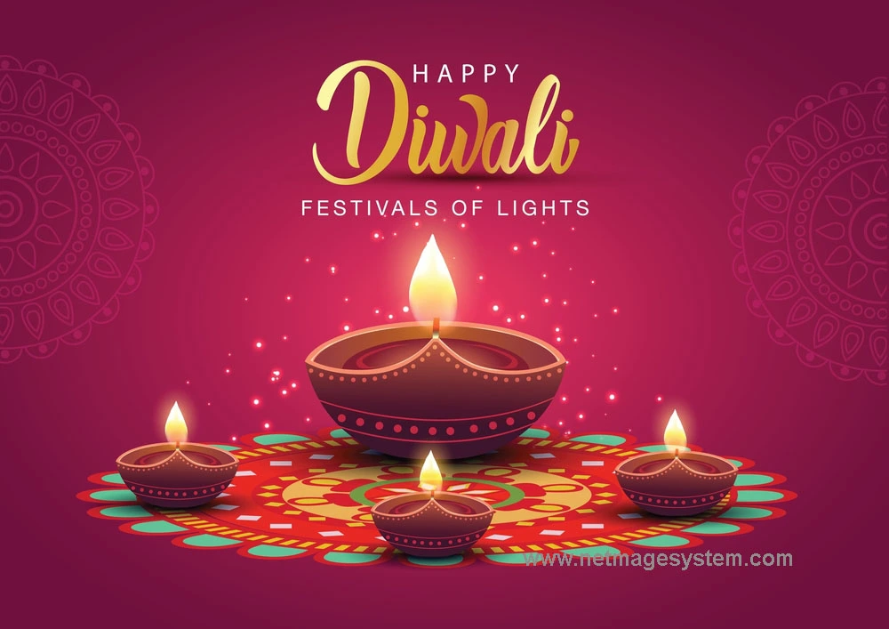 happy diwali poster