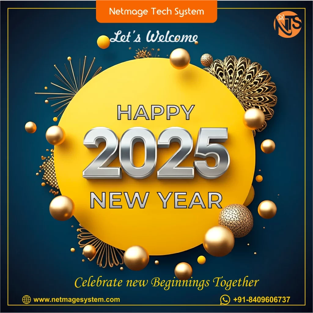 happy new year 2025 poster