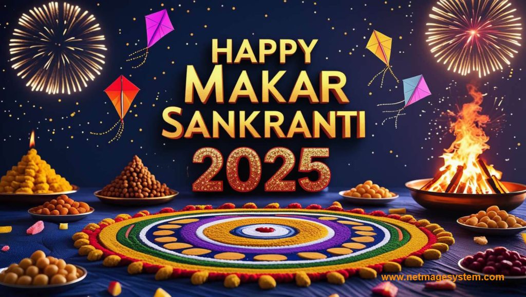 makar sankranti festival poster