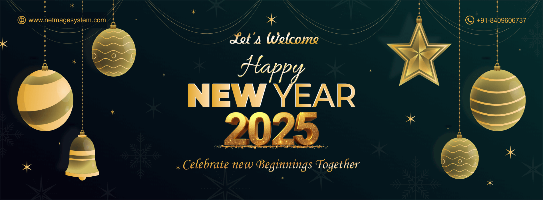 Happy New Year 2025 Wishes- Netmage Tech System